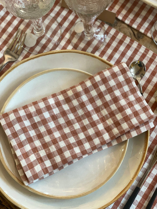 Lot 6 serviettes