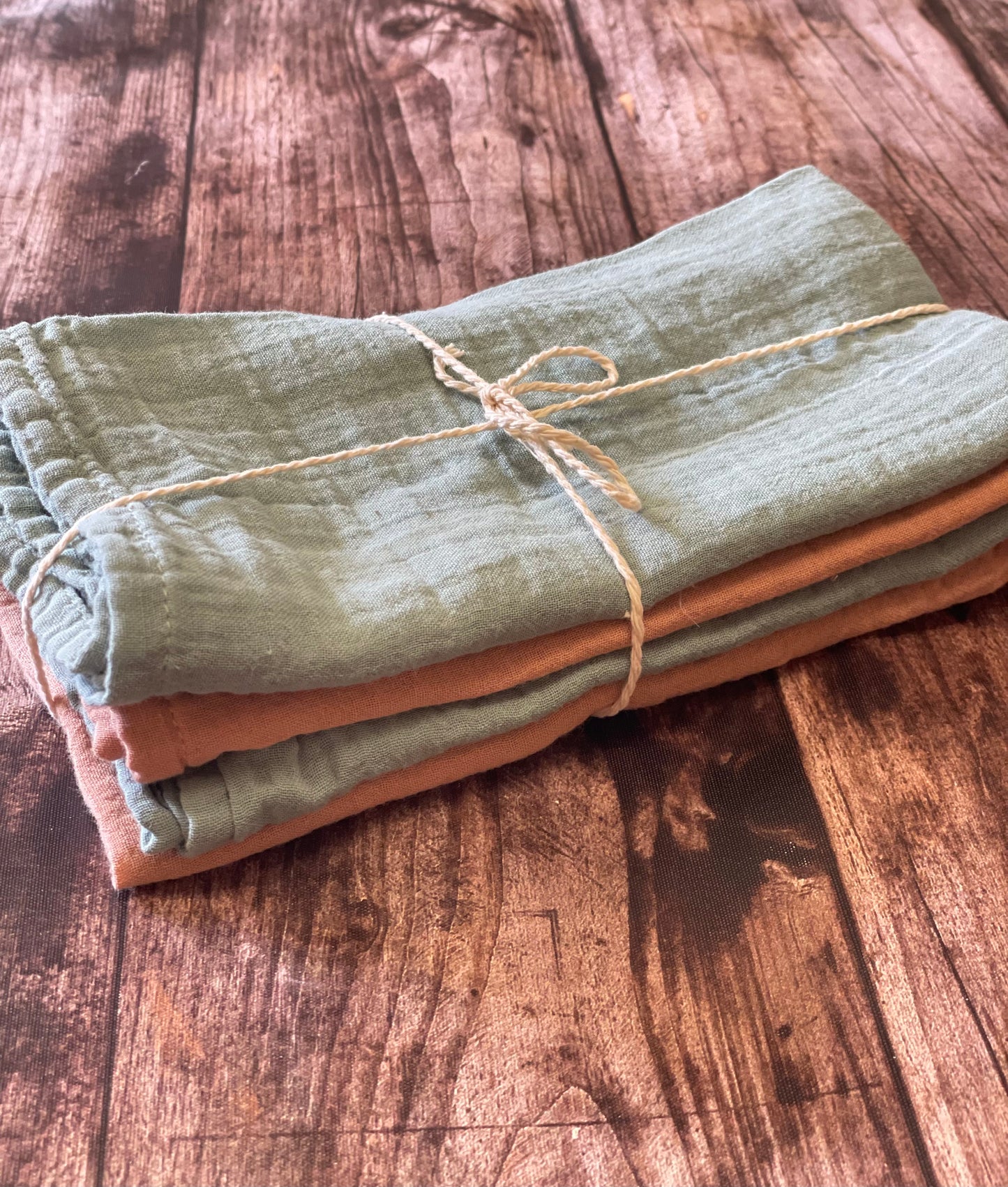 Serviettes en gaze de coton