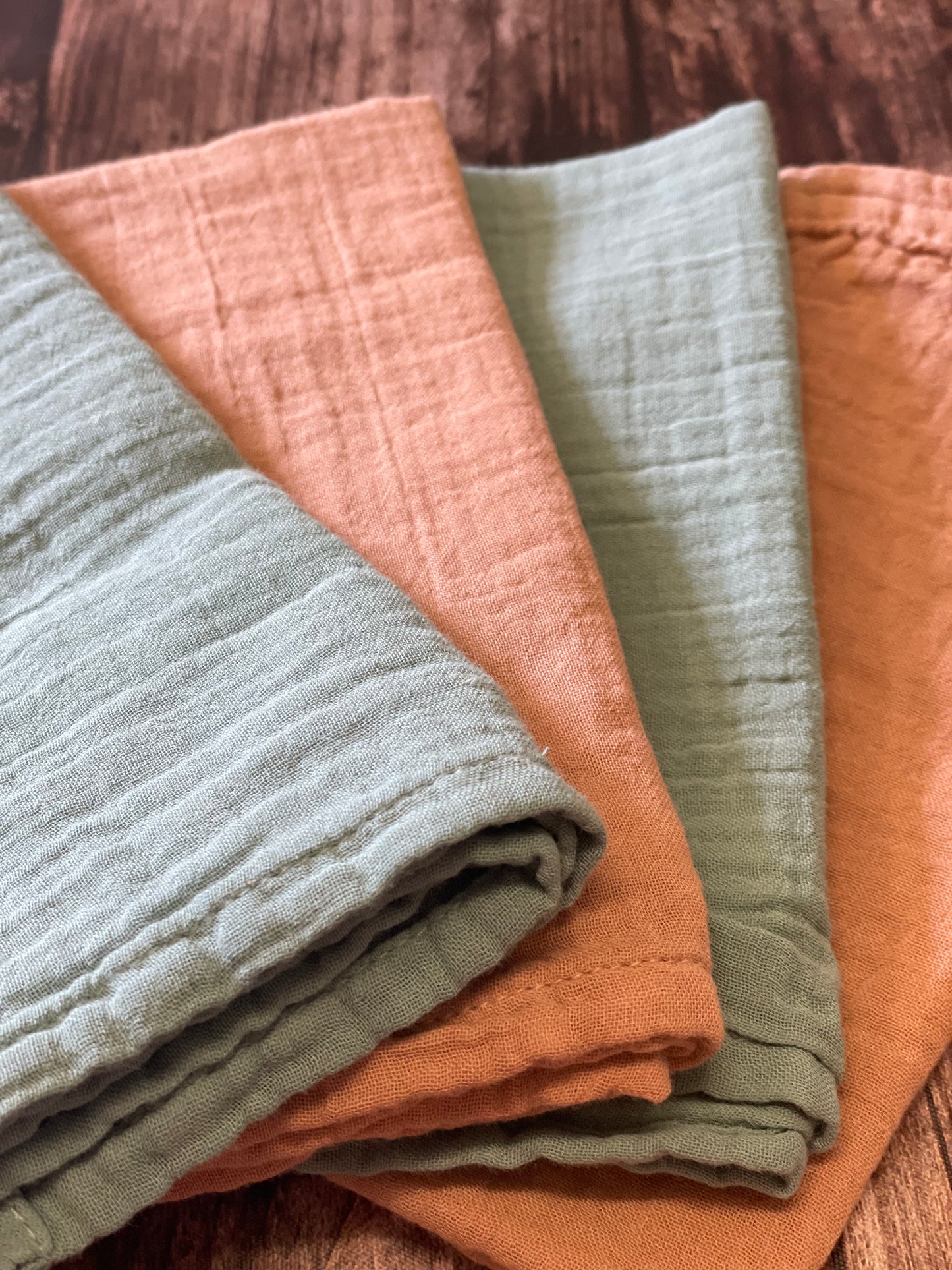 Serviettes en gaze de coton