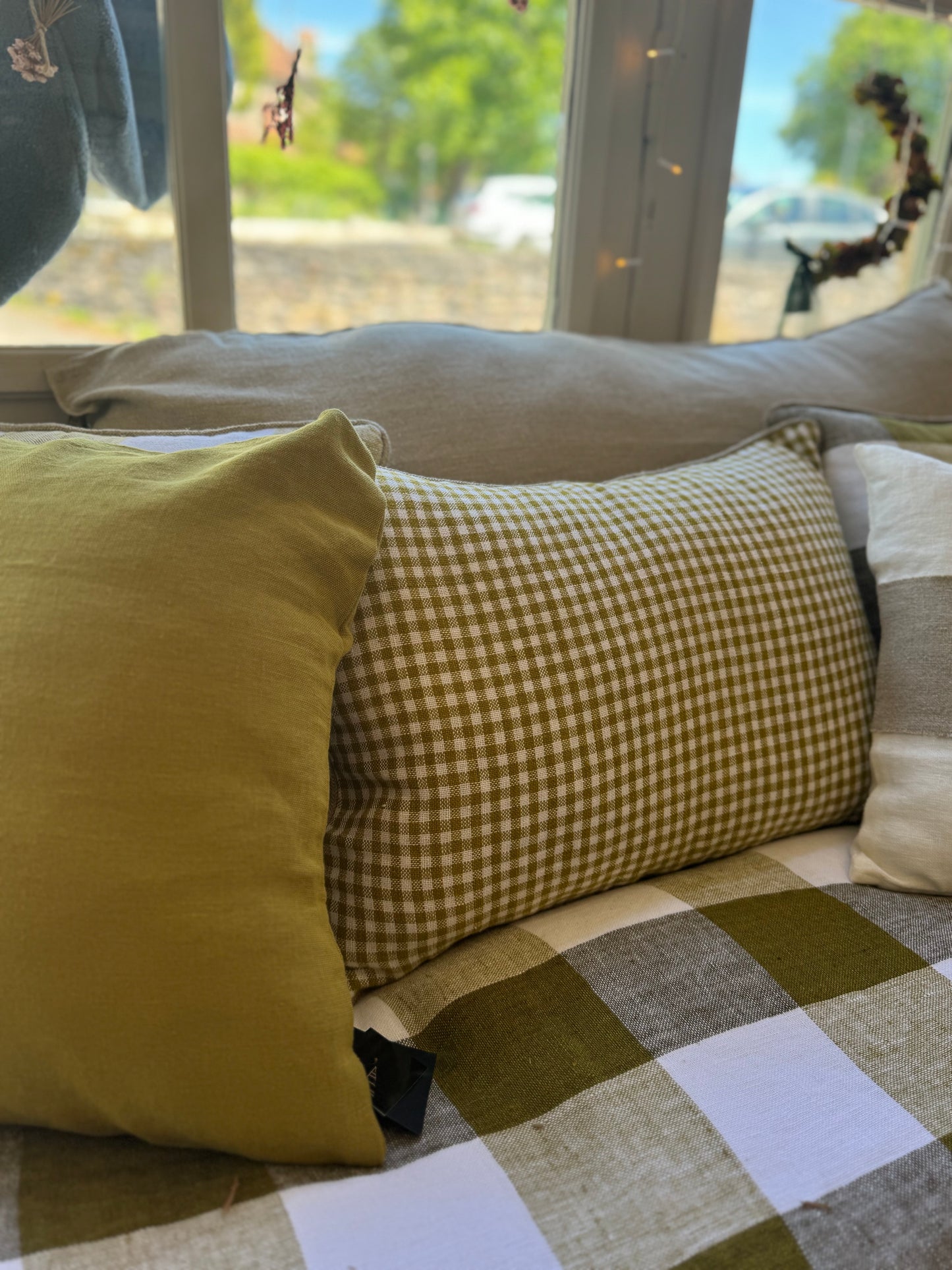 Coussin piana vichy