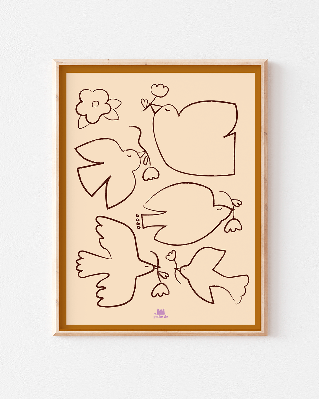 Affiche - Envolée poétique (30 x 40 cm)