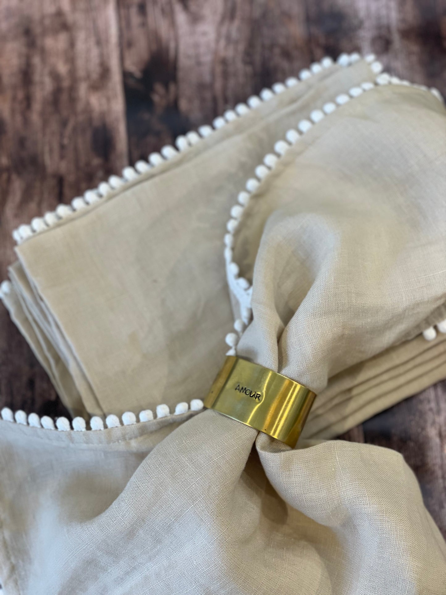Lot de 6 serviettes de table