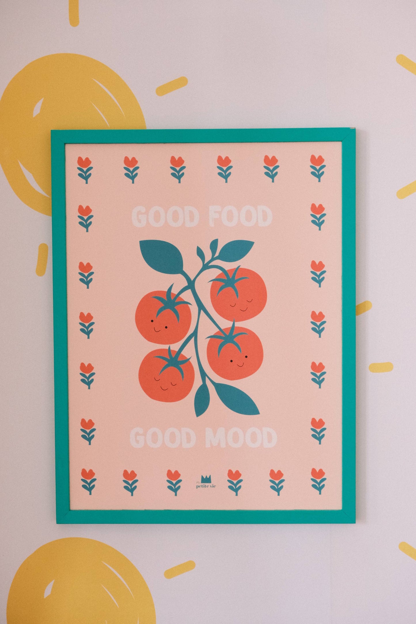 Affiche - Good food Good mood (30 x 40 cm)