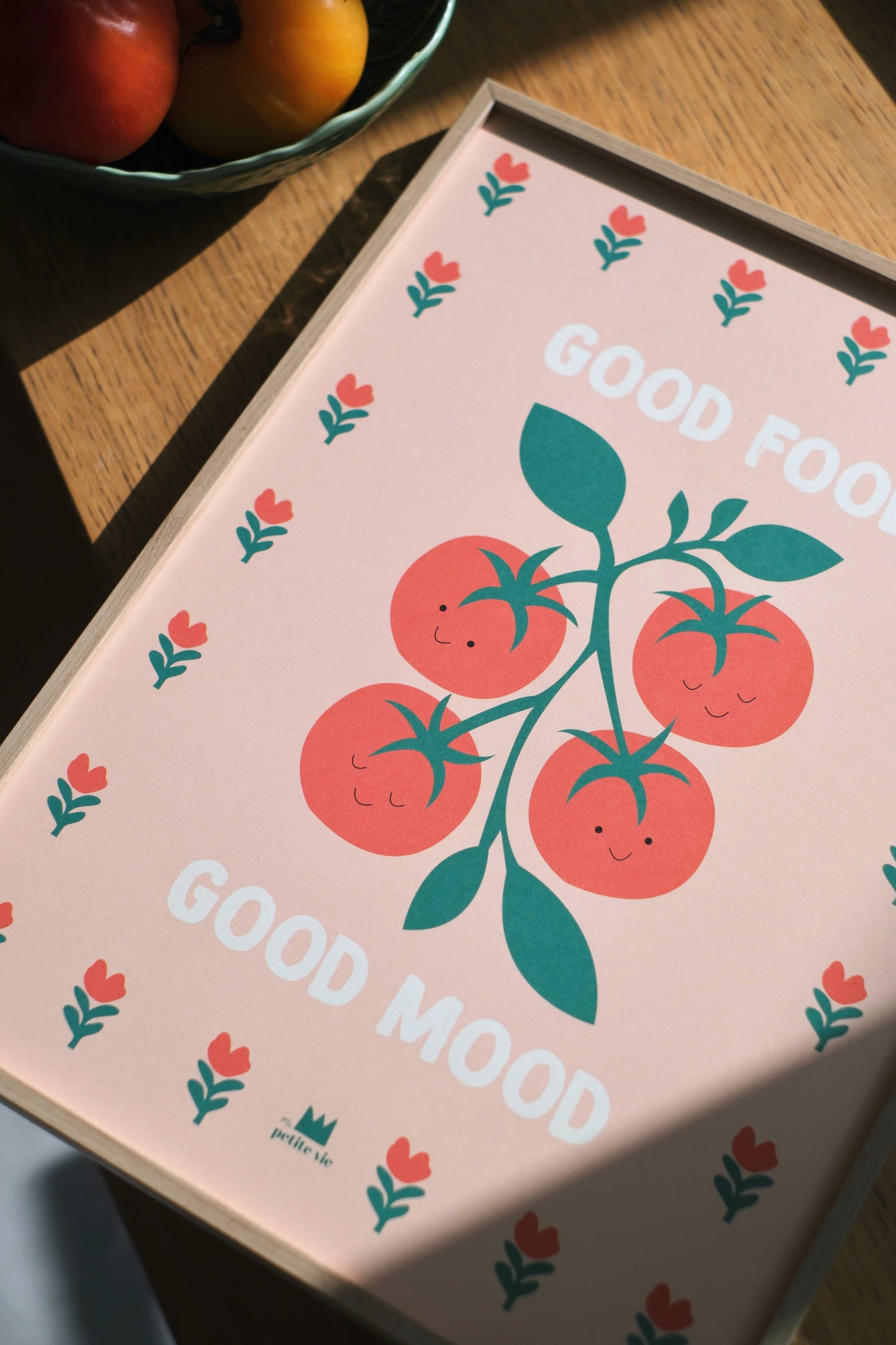 Affiche - Good food Good mood (30 x 40 cm)
