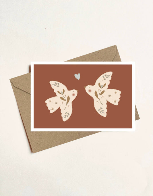 Carte - Love birds