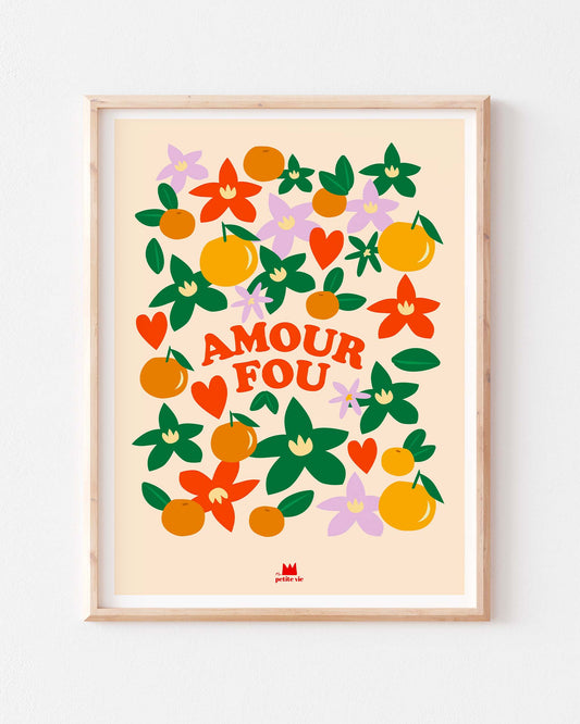Affiche - Amour fou (30 x 40 cm)
