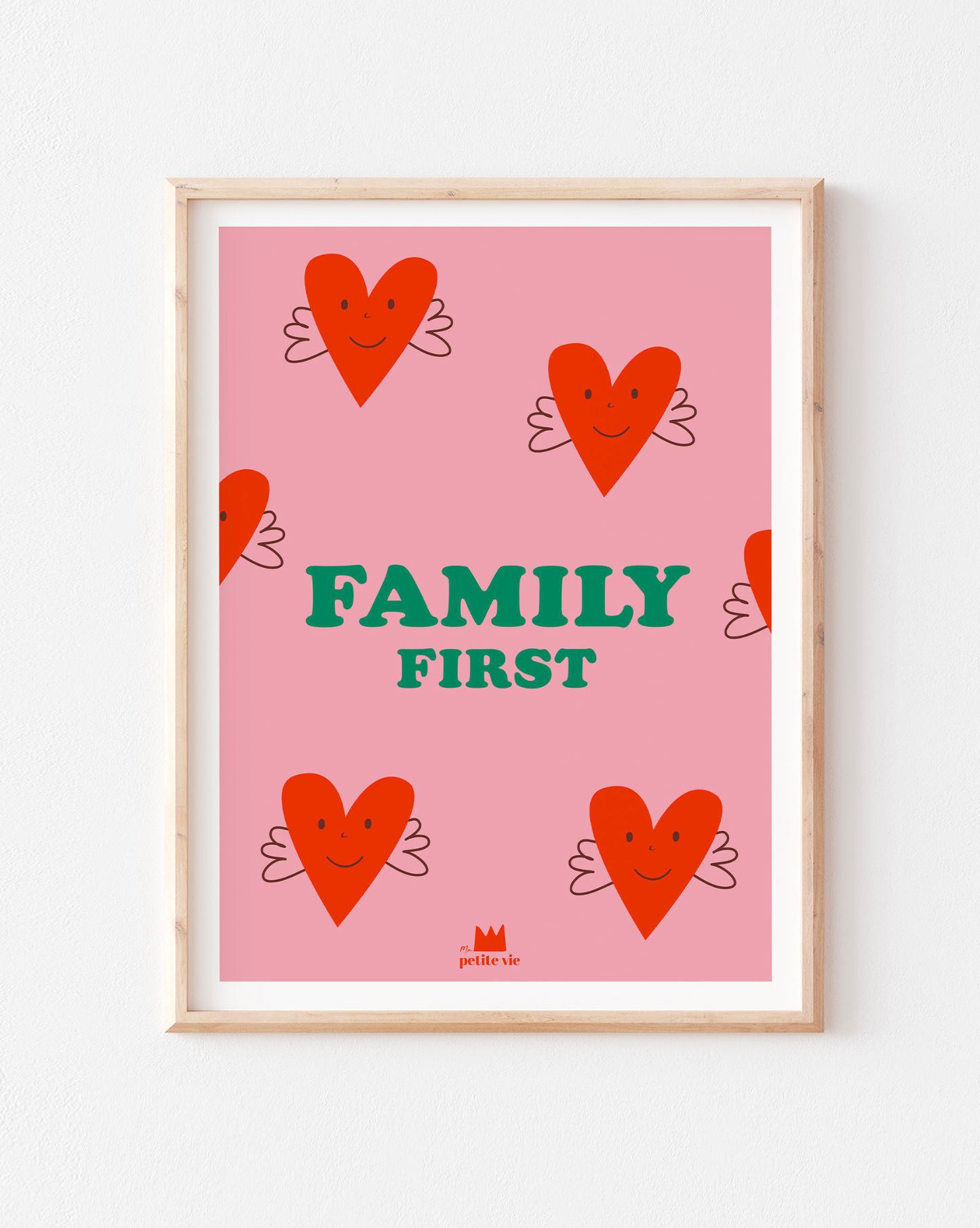 Affiche - Family first (30 x 40 cm)