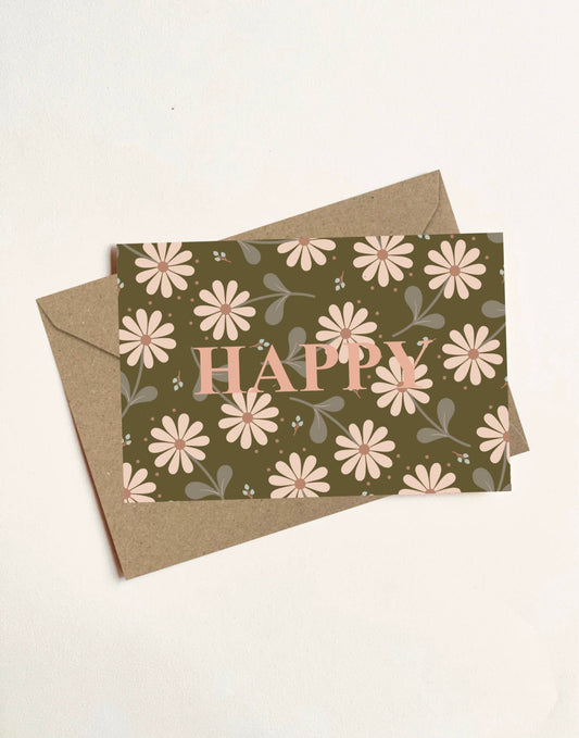 Carte - Happy - Les jolis mots