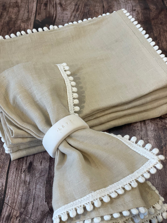 Lot de 6 serviettes de table